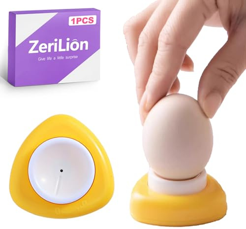 ZeriLion Egg Piercer Tool for Raw Eggs Easy Peel Egg Pricker with Retractable Pin Durable Egg Puncher for Hard Boiled Eggs Cooking Prep Kitchen Accessory