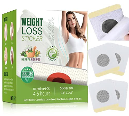 Abnehmpflaster, 120 Stück natürliche Abnehmpflaster – Fettverbrenner Slimming Patches gegen Cellulite und hartnäckiges Bauchfett. Einfach in der Anwendung
