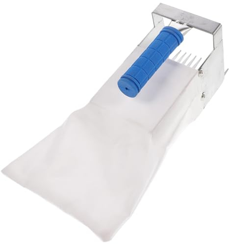 OSOLADY Herramienta para Arándanos Portátil con Dientes de 4.5mm de Acero Inoxidable y Goma, Fácil de Limpiar para Cosecha en Huertos de Arándanos y Grosellas Rojas Color Color Aleatorio