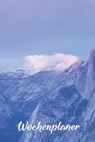 Wochenplaner: Berge und Wolken 52 +1 Kalenderwochen I universaler Wochenkalender I Undatiert I DIN A5 I 120 Seiten I Notizbuch I Journal I Kalender