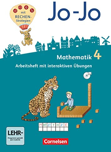 Jo-Jo Mathematik 4. Schuljahr - Allgemeine Ausgabe - Arbeitsheft: Mit interaktiven Übungen online und CD-ROM