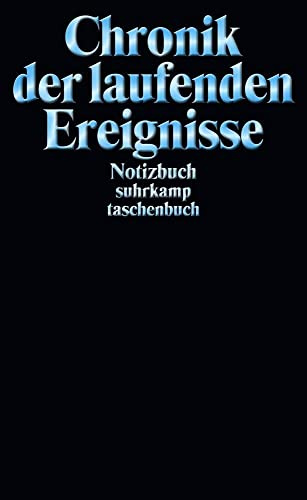 Notizbuch »Chronik der laufenden Ereignisse«: Softcover, A6, Blanko, 192 Seiten (suhrkamp taschenbuch)