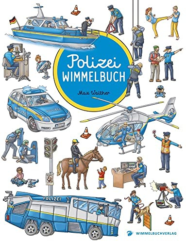 Polizei Wimmelbuch Pocket: Die praktische Pocket Ausgabe für unterwegs
