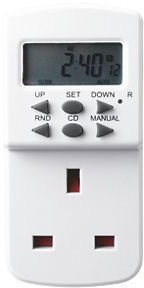 Masterplug Indoor Power TES7-MP 24-Hour/7-Day Programmable Electronic Timer by Masterplug