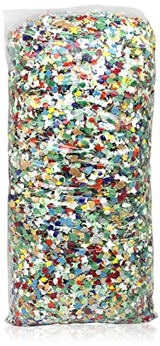 com-four® Coriandoli in Colori Vivaci 1000g - Confetti da Tavola per Feste - Decorazione per Feste, Capodanno, Compleanni e Nozze