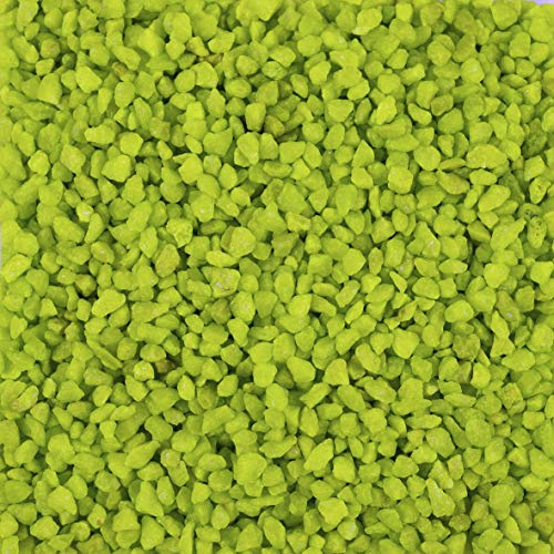 Eurosand Deko Granulat, Zierkies 2-3 mm apfelgrün 5 Kg (1 Kg = 1,79EUR)