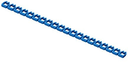 Aexit 20 pcs. Cable de red Etiquetas en Marcadores azul para cable de (model: C4049IVVIII-3276DH) 6.0-10.0mm de diámetro