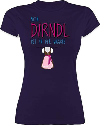 Shirtracer - Shirt Damen - Kompatibel mit Oktoberfest - Dirndl - Hatte ich Schon Steht Mir Nicht