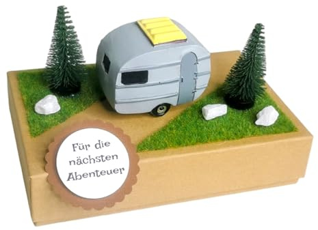 Generisch Geschenk Box Urlaub Wohnwagen für Geld oder Gutschein
