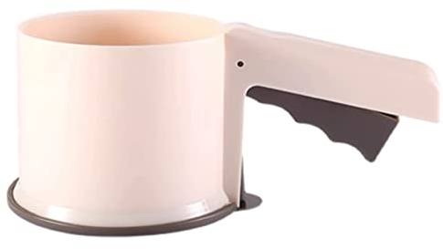 SLEDEZ Tamiz De Harina para Hornear Tamiz de harina semiautomático de plástico for el hogar, Herramienta for Hornear
