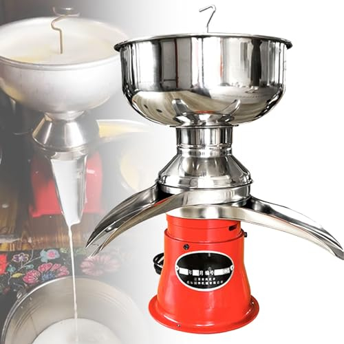 Hydravex Cream Centrifugal Separator, Multifunctional Electric Milk Cream Separator, Aluminum Alloy Milk Skimmer for Turning Raw or Whole Milk into Cream and Skim Milk