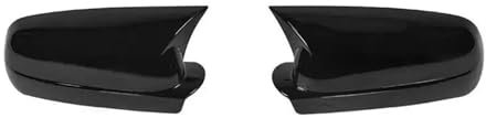 JZWJNFYY Auto Rückspiegel Kappe ABS-Kunststoff Abdeckung Ersatz Für VW Golf 4 MK4 IV 1998-2002 Spiegelkappen,Gloss Black