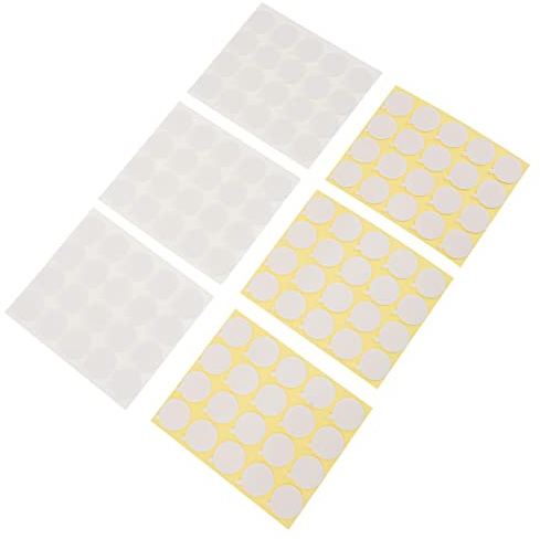 NUOBESTY Adesivi Candlewick Adesivi Candlewick Bifacciali Alta Adesione 6 Fogli/20 Pezzi Ciascuno Per La Fabbricazione Di Candele in Cera Dapi