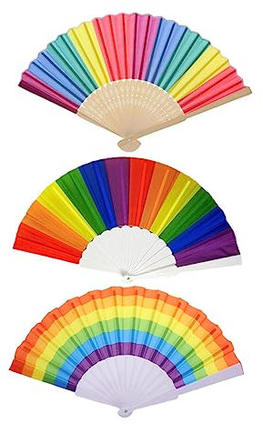 HOLIDYOYO Faltbares Handfächer-Set 3-teilig Handfächer Im Chinesischen Stil Für Partys