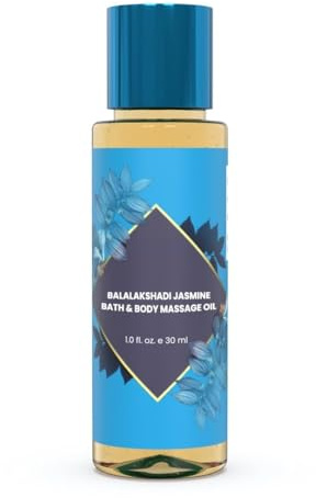 Body Oil for Women & Men – 30ml | With Ashwagandha & Natural Jasmine Oil | Relaxing Bath & Body Massage Oil | Nourishing, Aromatic & Ayurvedic Skincare