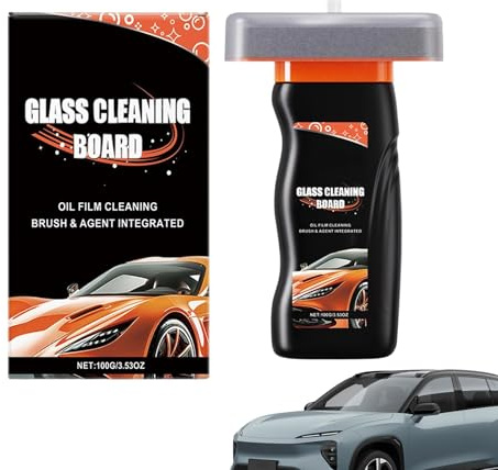 Tablero de limpieza de vidrio - Tablero limpiador de 100 g, limpieza profunda transparente, removedor de película para automóvil, protección de conducción automotriz | tecnológico para superfi