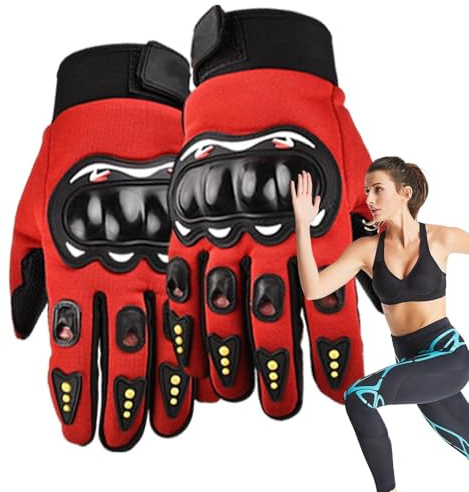 Guanti per mountain bike, guanti per sedie a rotelle,Malti Le biciclette anti-slip guanti con guscio duro - Abbigliamento da ciclismo femminile assorbente d'urto per la festa della mamma, motociclette