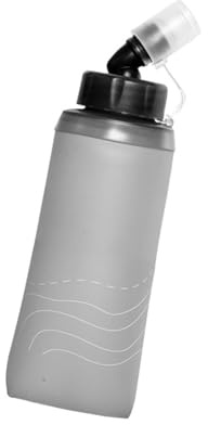 Bottiglia d ' acqua pieghevole portatile con fiaschetta morbida Bottiglia d ' acqua morbida portatile riutilizzabile per corsa all ' aperto Ciclismo Arrampicata Idratazione sportiva all ' aperta