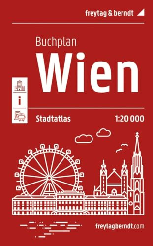freytag & berndt Stadtatlas Wien Buchplan 1:20.000: 1:20,000 scale