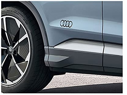 Audi 89A064317Y9B Dekorfolie Ringe Logo Emblem Design Folie, schwarz