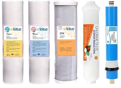 3 Jahre 5 Stufen Umkehrosmose Ersatz Wasserfilter Set 1 mit Membrane 22 tlg.