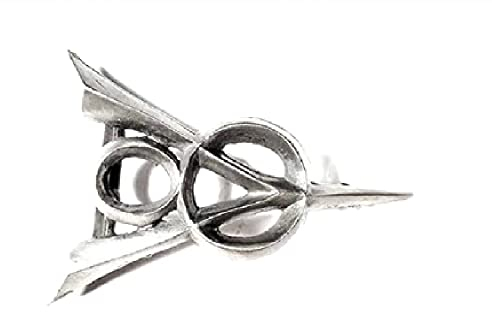 Gürtelschnalle 4 cm, Modell M jacks Farbe Antiksilber, Schnallen aus Metall oder Steine oder Strasssteine oder Muranoglas, Platte Brücke und Pom oder Schönheit wie Foto, 1 Schlüsselanhänger, F, LEGA