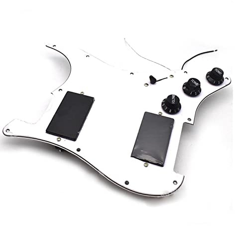 3-lagiges Loaded Pickguard HH Humbucker-Tonabnehmerset Für For ST-E-Gitarrenteile vorverdrahtetes Pickguard-Set