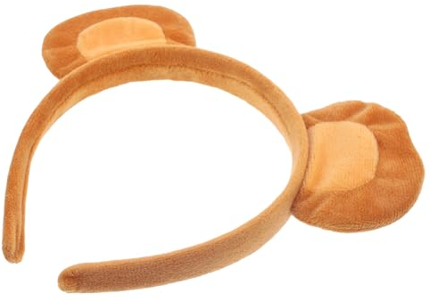 Amosfun Monkey Ohr Haarband Für Kostümparty Flauschiger Kopfschmuck Mit Süßen Affenohren Für Fotos Festlichkeiten Und Freizeitoutfits Bequem Und Rutschfest