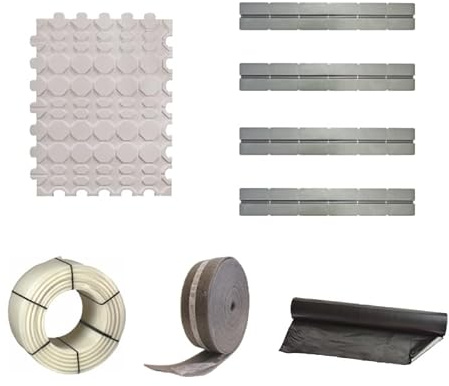 ThermoFlux | Fußbodenheizung Trockenbausystem Set | 12,5 VA | 17,25 m²