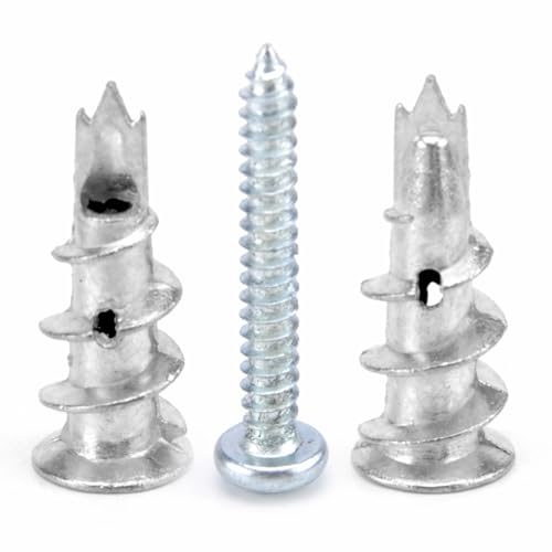 30 Stück Rigipsdübel, Selbstbohrender GipskartondüBel Metall mit Schrauben Hohlraumdübel Selbstbohrender Rigipsdübel Schrauben, Rigips Dübel zur Befestigung