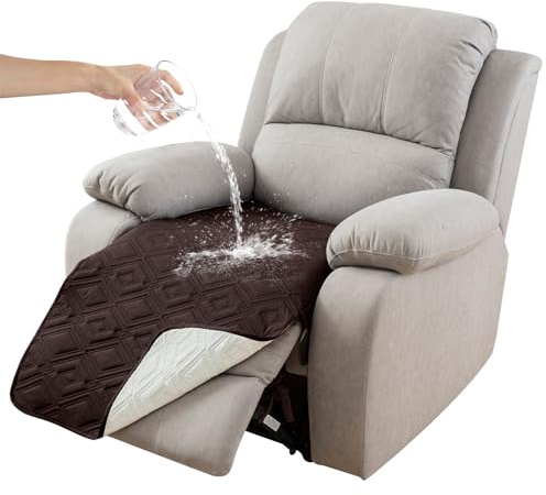 Waterproof Recliner Chair Cover for Pets Non Slip Washable Sofa Protector