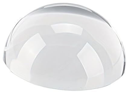 Harilla Acrylic Dome Magnification Magnifying Glass Dome Practical Paperweight Magnification Optical Half Ball Len for Decoration, 8 cm