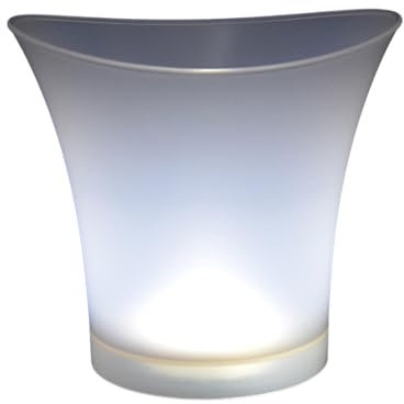 GAOSHA LED Ice Bucket Luminescent Ice Glowing Ice Kegs Champagne Buckets for Cocktails Beer and Refreshing Drinks