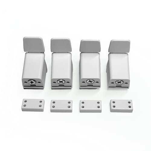 Zubehör Plissee ohne Bohren, mit Klemmträger Plisseerollo Halterungen Set / 4 Stück