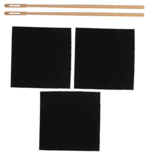 TOYANDONA Flötenreinigungsstab Und Tuch Für Querflöte Reinigungstuch Für Innen Und Außen Flötenputzstab Für Einfache Handhabung Und Klangpflege