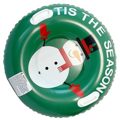 Doiyislem Luge Gonflable pour Adult,Tube de Neige Extrêmement Résistante,Jouets Hiver Extérieur pour Activités Aventure Pêche Plage Parcs Luge Ski Patinoire Jardin - pour Parcs Jardins Arrière-Cours