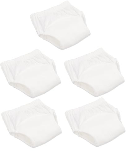 DECORNIJIA 5 piezas Pantalones de Entrenamiento para Niña de Algodón Ropa Interior Lavable y Absorbente Diseño Elástico para Libertad de Movimiento Talla Reutilizables y Cómodos