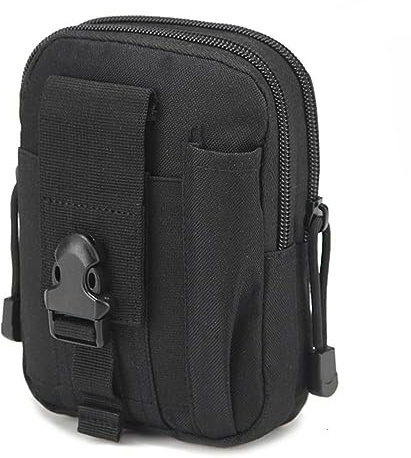 Tactical Molle Pouch Compact Utility Belt, EDC Military Waist Bag Fanny Pack for Men Women, Lightweight Durable Small Gadget Pouch for Hiking Camping Sports Outdoor Activities