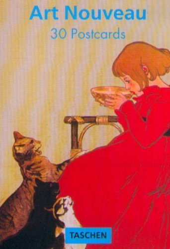 Art Nouveau Postcard Book