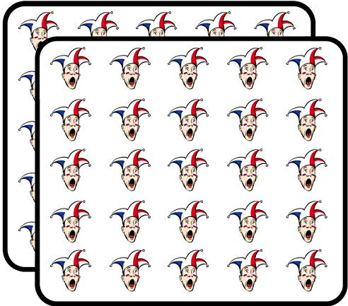 Jester Cap Russia Fan Sport Sticker for Scrapbooking Waterproof Vinyl Stickers for Water Bottle, Laptop & Phone Case 50 Pack
