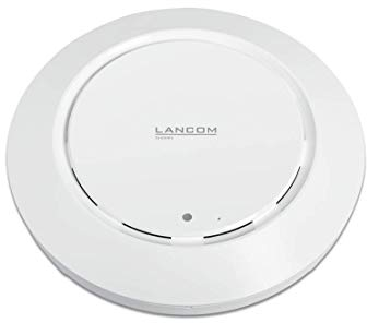 LANCOM LW-500 (WW) WiFi-5 Access Point mit bis zu 867 MBit/s im Rauchmelder-Design, Vier integrierte Antennen, PoE (IEEE 802.3af), Dual Concurrent WLAN (2,4 & 5 GHz) 2x2 MIMO, Weiß