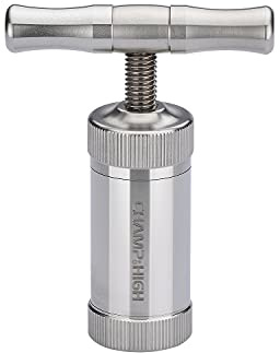 Champ High – Compresor de polen de acero inoxidable, extractor de polen, exprimidor de algas, compresor de especias, tabaco y hierbas aromáticas – Acero inoxidable