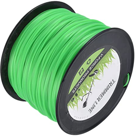 Fdit Trimmerfaden-Ersatzspule, 2,0 Mm, 372 Meter, Trimmerfaden, Rasenmäher-Schnur, Grüner Faden, Trimmerfaden für, für für