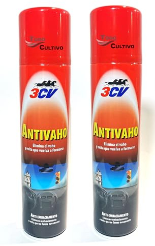Spray anti-buée pour vitres - Lot de 2 unités de 520 ml.