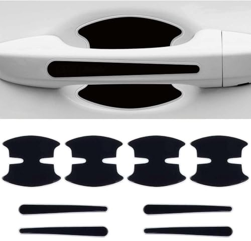 YYBCDSA 8 Stück Autotürgriffe Schutz für Ford Tourneo Custom I L1/L2 Minivan 2018-2023,türgriff Schutz Auto,lackschutzfolien-Set für autotür-griffmulden,B