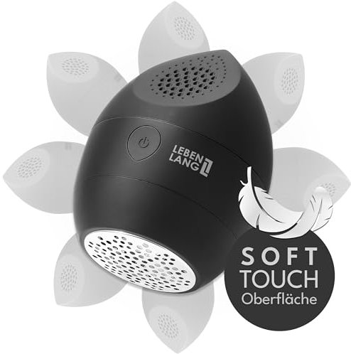 LEBENLANG Mini Fusselrasierer Elektrisch - Inkl. Ersatzklingen & Reinigungspinsel I Entfussler Flusenrasierer für Kleidung Fusselentferner Lint Remover I Fuselrasier Flusenentferner Wollrasierer