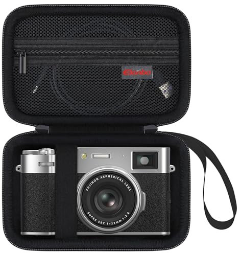 Elonbo étui de Transport pour Appareil Photo numérique Fujifilm X100V / X100VI / X100F / X100S, Sac de Rangement de Voyage Compact pour Appareil Photo numérique, Noir