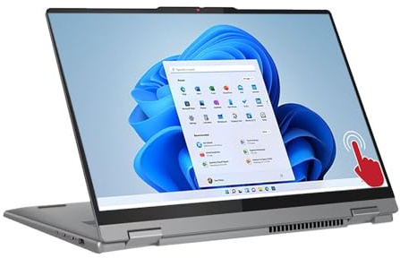 Lenovo IdeaPad 5 2-in-1 16IRU9 2025 Laptop 16 WUXGA IPS Touchscreen 10-Core Intel 7 150U 16GB LPDDR5 2TB SSD Intel Graphics Wi-Fi 6 Backlit Keyboard Fingerprint Stylus Pen Win11 Home w/ONT 32GB USB