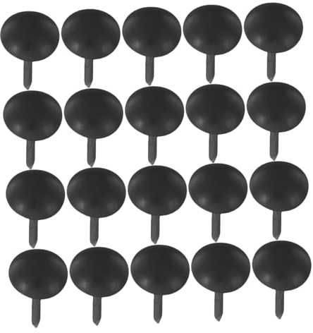 Hemobllo 100 Stück Antike Polsternägel aus Eisen Schwarze Ziernägel zum Aufhängen für Türen und Fußleisten Vielseitig Einsetzbar mit Einfacher Montage im Vintage Design für Zuhause