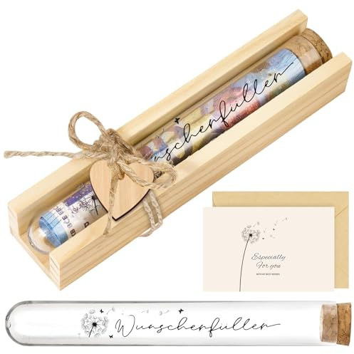 Wunscherfüller Geldgeschenke Holz, Wunscherfüller Geldgeschenk, Geldgeschenk mit Umschlägen, Geldgeschenk Geburtstag Hochzeit, Lustige Geschenke für Geburtstag Konfirmation Kommunion Weihnachten